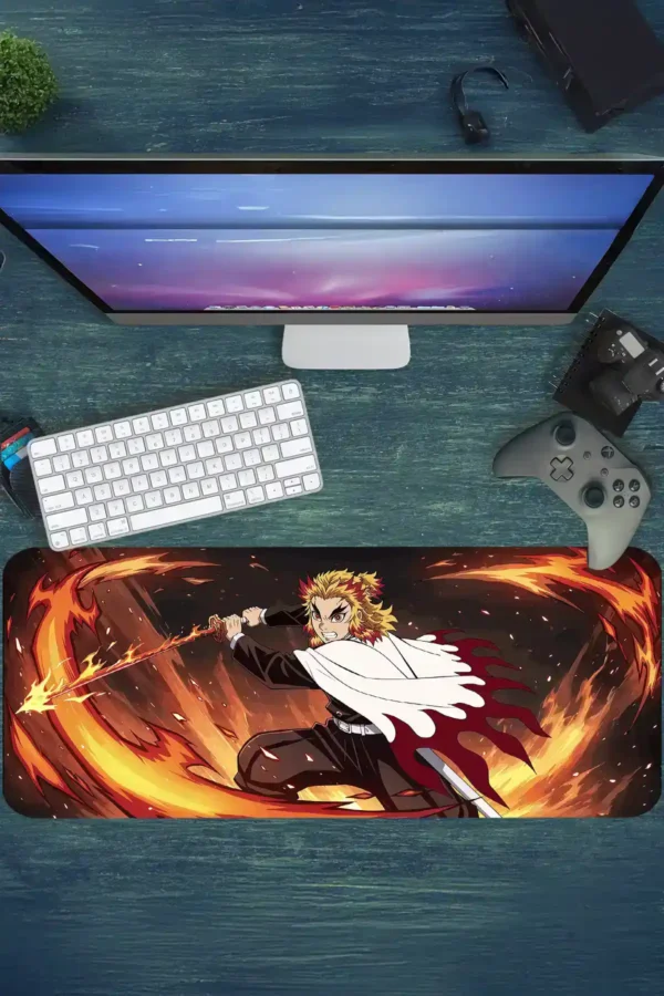 Blazeborn Gaming oyuncu Mousepad Kaydırmaz Kauçuk Dikişli Kenar 90×40 cm Mousepad