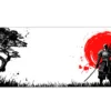 Blood Sun Ronin Gaming oyuncu Mousepad Kaydırmaz Kauçuk Dikişli Kenar 90×40 cm Mousepad