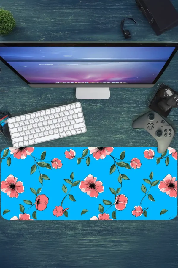 etsy32dikdortgen2 Blossom Sky Gaming oyuncu Mousepad Kaydırmaz Kauçuk Dikişli Kenar 90×40 cm Mousepad