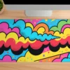 Boomclouds Gaming oyuncu Mousepad Kaydırmaz Kauçuk Dikişli Kenar 90×40 cm Mousepad