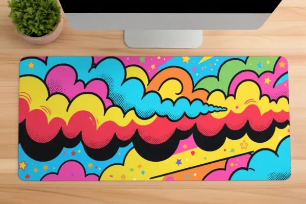 Boomclouds Gaming oyuncu Mousepad Kaydırmaz Kauçuk Dikişli Kenar 90×40 cm Mousepad