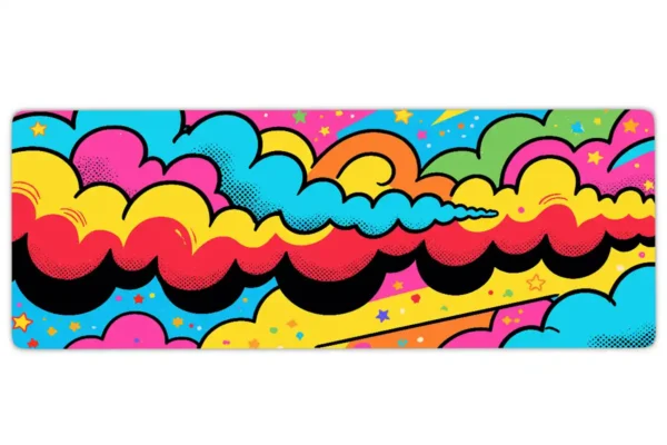 Boomclouds Gaming oyuncu Mousepad Kaydırmaz Kauçuk Dikişli Kenar 90×40 cm Mousepad