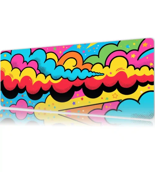 Boomclouds Gaming oyuncu Mousepad Kaydırmaz Kauçuk Dikişli Kenar 90×40 cm Mousepad