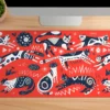 Catstronomy Gaming oyuncu Mousepad Kaydırmaz Kauçuk Dikişli Kenar 90×40 cm Mousepad