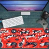 Catstronomy Gaming oyuncu Mousepad Kaydırmaz Kauçuk Dikişli Kenar 90×40 cm Mousepad