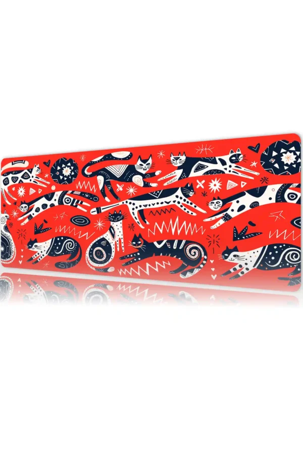 Catstronomy Gaming oyuncu Mousepad Kaydırmaz Kauçuk Dikişli Kenar 90×40 cm Mousepad