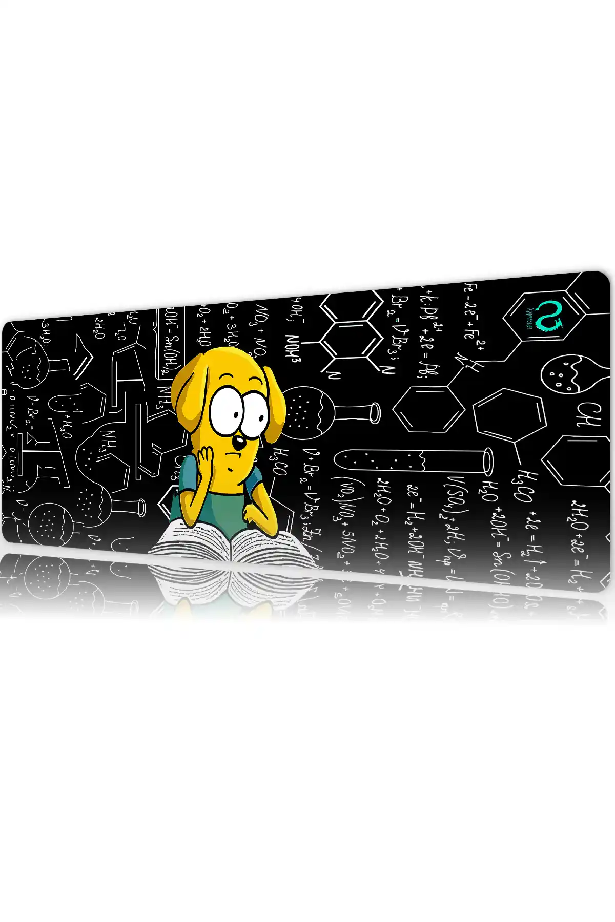 etsy36dikdortgen5 Chemical Confusion Gaming oyuncu Mousepad Kaydırmaz Kauçuk Dikişli Kenar 80x30 cm Mousepad