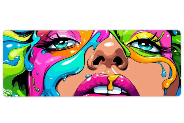 Chromatic Desire Gaming oyuncu Mousepad Kaydırmaz Kauçuk Dikişli Kenar 90×40 cm Mousepad