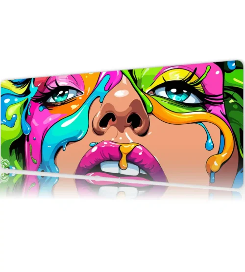 Chromatic Desire Gaming oyuncu Mousepad Kaydırmaz Kauçuk Dikişli Kenar 90×40 cm Mousepad