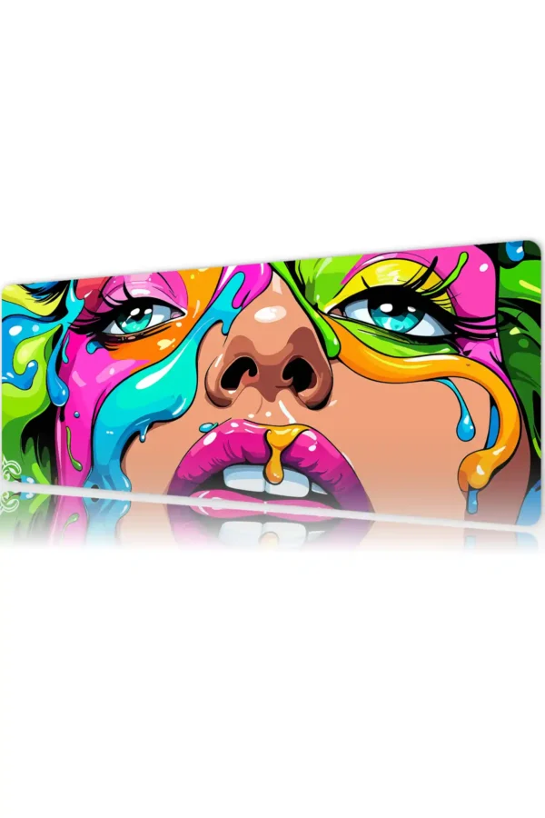 Chromatic Desire Gaming oyuncu Mousepad Kaydırmaz Kauçuk Dikişli Kenar 90×40 cm Mousepad