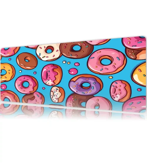 Donutverse Gaming oyuncu Mousepad Kaydırmaz Kauçuk Dikişli Kenar 90×40 cm Mousepad