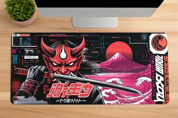 etsy41dikdortgen1 Encoded Darkness Gaming oyuncu Mousepad Kaydırmaz Kauçuk Dikişli Kenar 90×40 cm Mousepad