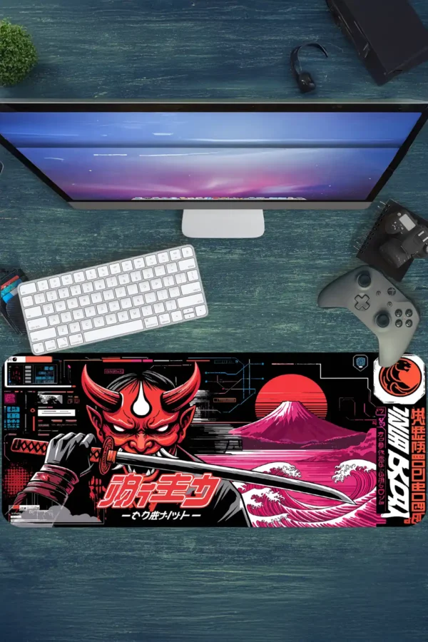 etsy41dikdortgen2 Encoded Darkness Gaming oyuncu Mousepad Kaydırmaz Kauçuk Dikişli Kenar 90×40 cm Mousepad