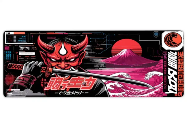 etsy41dikdortgen3 Encoded Darkness Gaming oyuncu Mousepad Kaydırmaz Kauçuk Dikişli Kenar 90×40 cm Mousepad