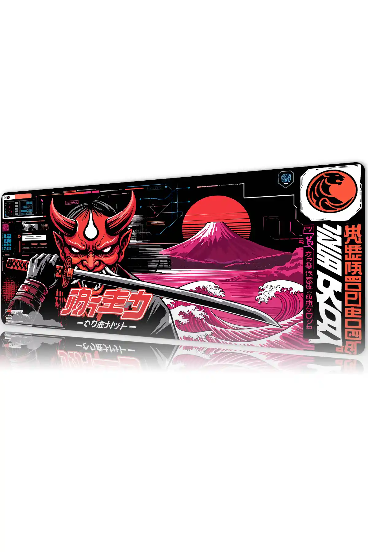 Darkness Encoded Darkness Gaming oyuncu Mousepad Kaydırmaz Kauçuk Dikişli Kenar 80x30 cm Mousepad