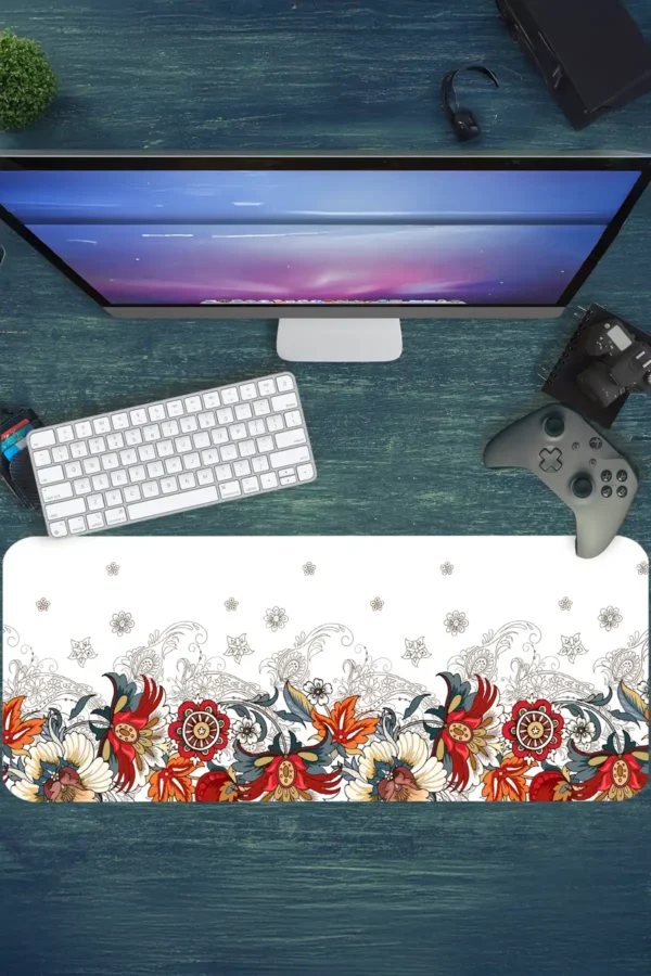 etsy42dikdortgen2 EchoTribe Gaming oyuncu Mousepad Kaydırmaz Kauçuk Dikişli Kenar 90×40 cm Mousepad