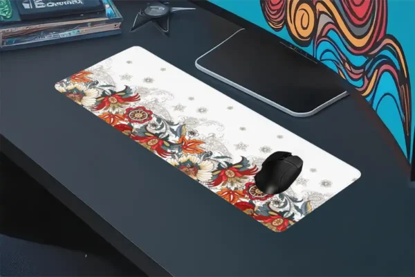 etsy42dikdortgen4 EchoTribe Gaming oyuncu Mousepad Kaydırmaz Kauçuk Dikişli Kenar 90×40 cm Mousepad