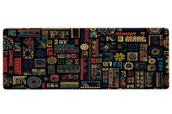 Echoes of the Ancients Gaming oyuncu Mousepad Kaydırmaz Kauçuk Dikişli Kenar 90×40 cm Mousepad