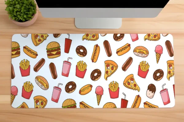 etsy46dikdortgen1 FastFeast Gaming oyuncu Mousepad Kaydırmaz Kauçuk Dikişli Kenar 90×40 cm Mousepad