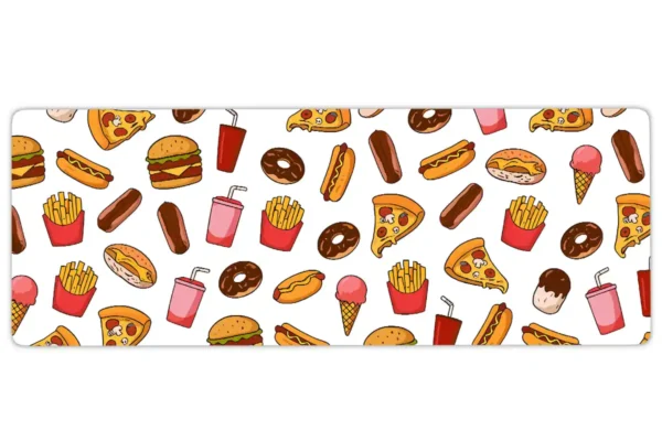 etsy46dikdortgen3 FastFeast Gaming oyuncu Mousepad Kaydırmaz Kauçuk Dikişli Kenar 90×40 cm Mousepad