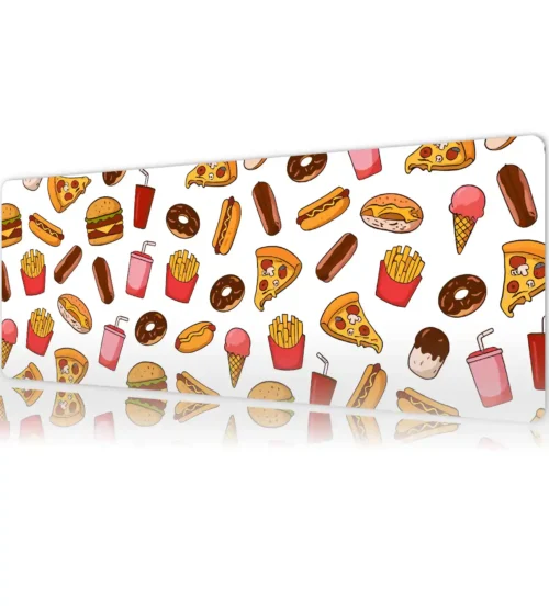 FastFeast Gaming oyuncu Mousepad Kaydırmaz Kauçuk Dikişli Kenar 90×40 cm Mousepad