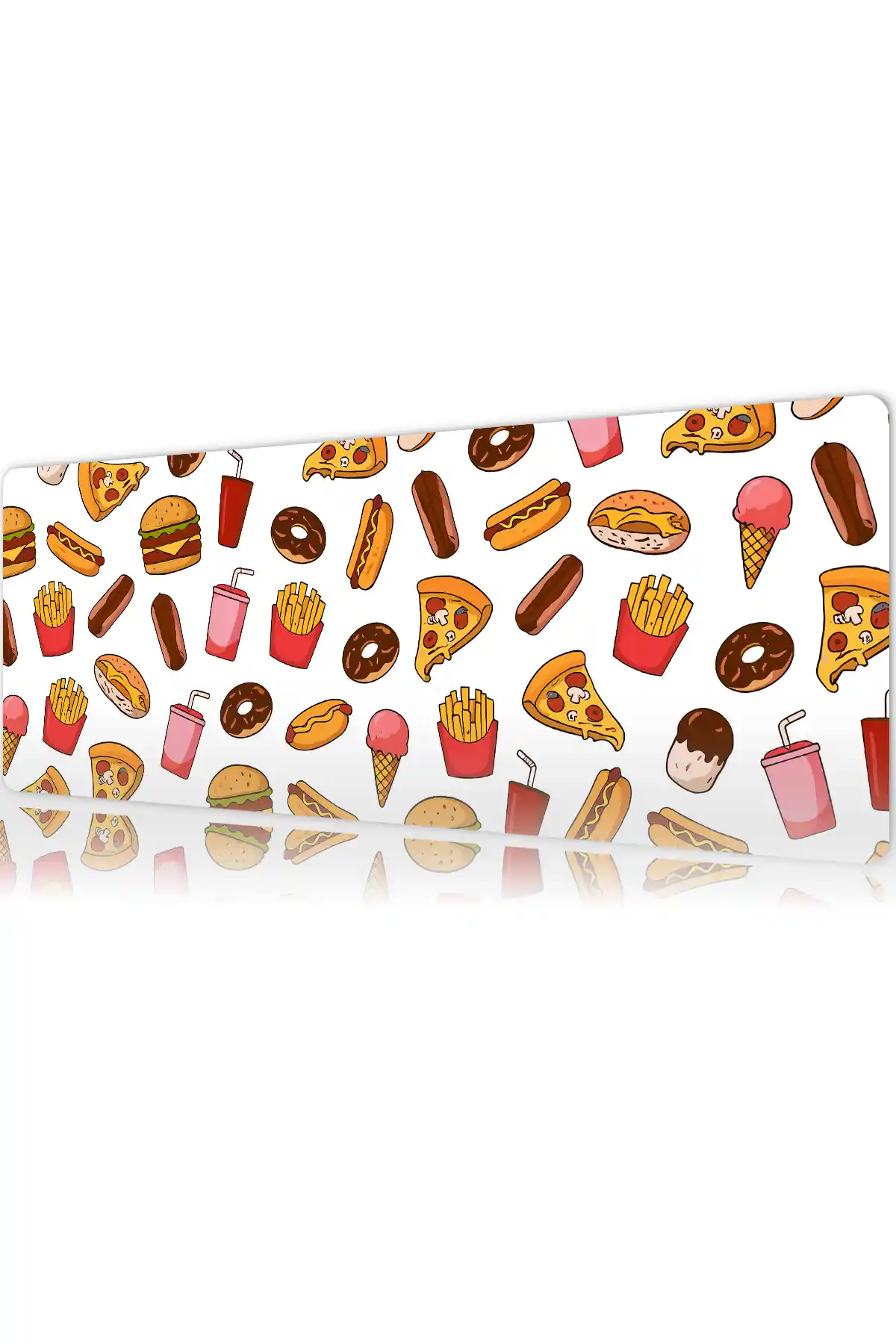 Feast Fast Feast Gaming oyuncu Mousepad Kaydırmaz Kauçuk Dikişli Kenar 80x30 cm Mousepad