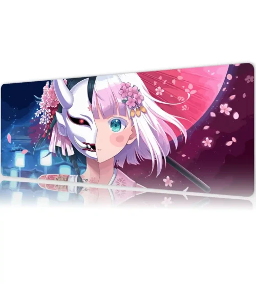 Half Truth, Half Curse Gaming oyuncu Mousepad Kaydırmaz Kauçuk Dikişli Kenar 90×40 cm Mousepad