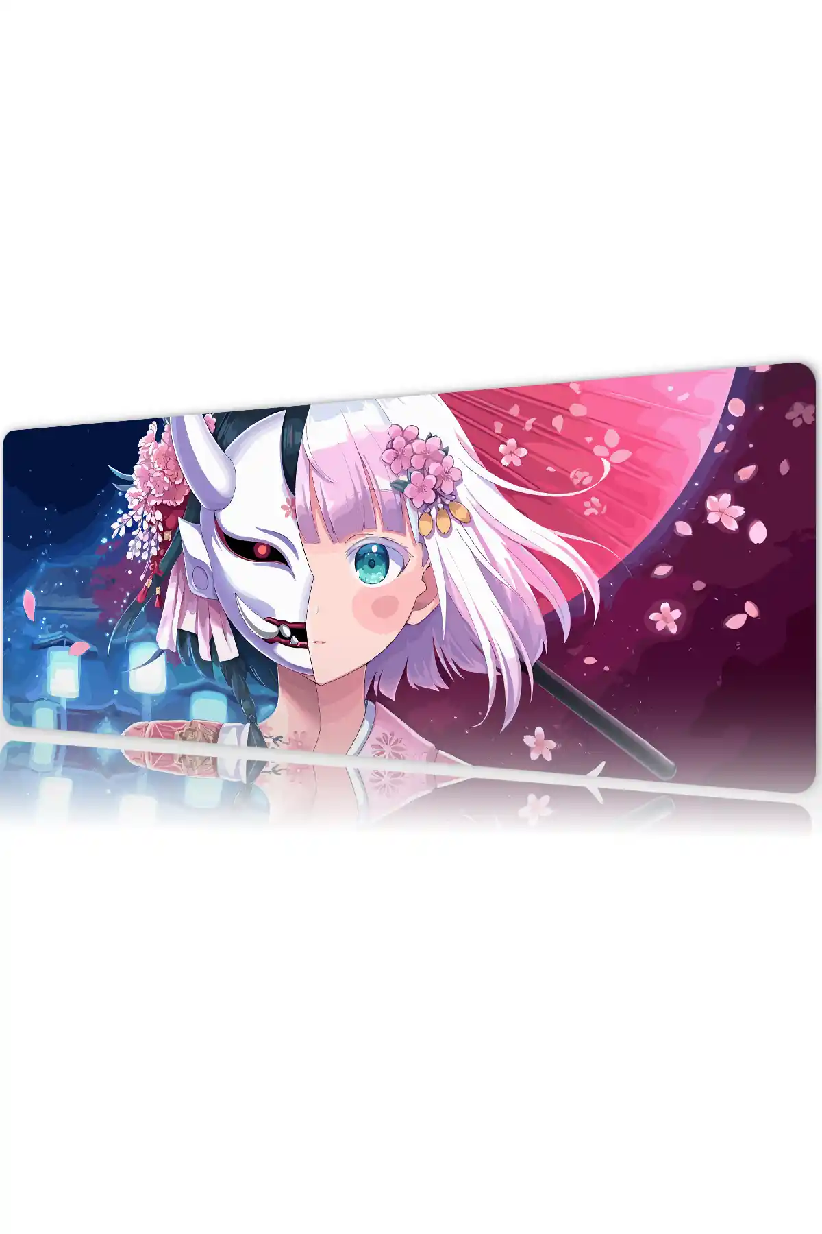 Half Truth, Half Curse Gaming oyuncu Mousepad Kaydırmaz Kauçuk Dikişli Kenar 80x30 cm Mousepad