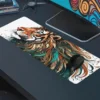 etsy55dikdortgen4 Jungle Monarch Gaming oyuncu Mousepad Kaydırmaz Kauçuk Dikişli Kenar 90×40 cm Mousepad