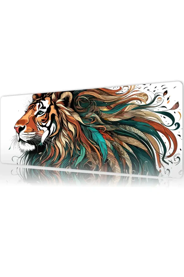 Jungle Jungle Monarch Gaming oyuncu Mousepad Kaydırmaz Kauçuk Dikişli Kenar 90×40 cm Mousepad