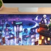 Neon Skies Gaming oyuncu Mousepad Kaydırmaz Kauçuk Dikişli Kenar 90×40 cm Mousepad