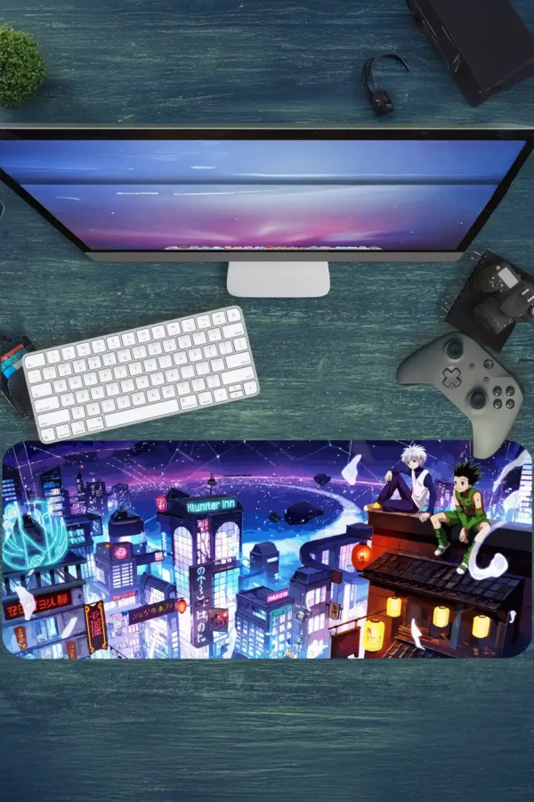 Neon Skies Gaming oyuncu Mousepad Kaydırmaz Kauçuk Dikişli Kenar 90×40 cm Mousepad