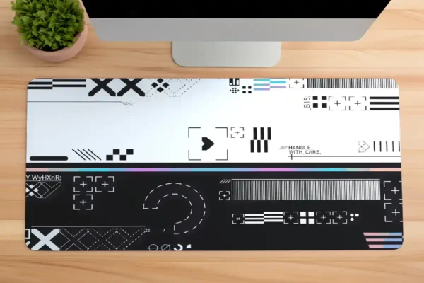 NexTruct Gaming oyuncu Mousepad Kaydırmaz Kauçuk Dikişli Kenar 80x30 cm Mousepad