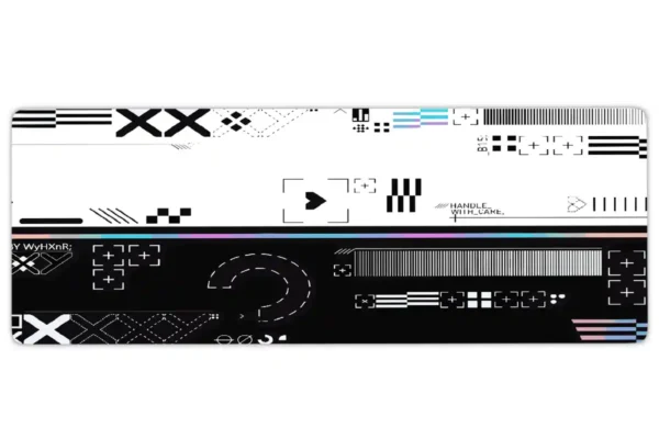 NexTruct Gaming oyuncu Mousepad Kaydırmaz Kauçuk Dikişli Kenar 80x30 cm Mousepad