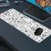 Retro Quest Gaming oyuncu Mousepad Kaydırmaz Kauçuk Dikişli Kenar 70x30 cm Mousepad