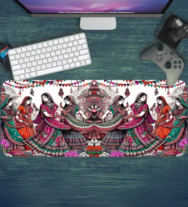 etsy70dikdortgen2 (1) Rhythmic Roots Gaming oyuncu Mousepad Kaydırmaz Kauçuk Dikişli Kenar 80x30 cm Mousepad