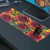 RosaPop Gaming oyuncu Mousepad Kaydırmaz Kauçuk Dikişli Kenar 80x30 cm Mousepad