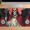etsy74dikdortgen1 Saint of Shadows Gaming oyuncu Mousepad Kaydırmaz Kauçuk Dikişli Kenar 80x30 cm Mousepad