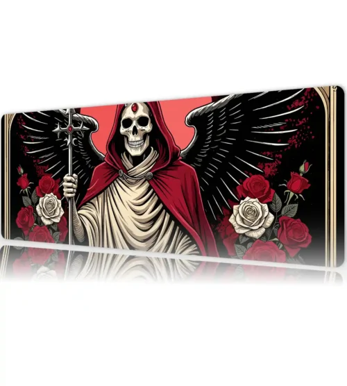 Saint of Shadows Gaming oyuncu Mousepad Kaydırmaz Kauçuk Dikişli Kenar 80x30 cm Mousepad