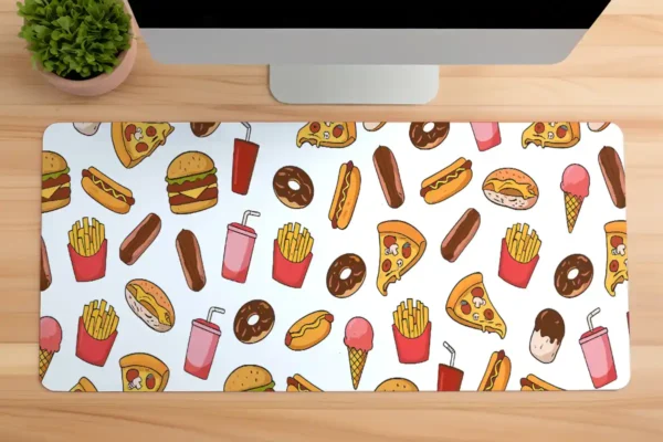 Snackland Gaming oyuncu Mousepad Kaydırmaz Kauçuk Dikişli Kenar 90×40 cm Mousepad