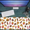 Snackland Gaming oyuncu Mousepad Kaydırmaz Kauçuk Dikişli Kenar 90×40 cm Mousepad