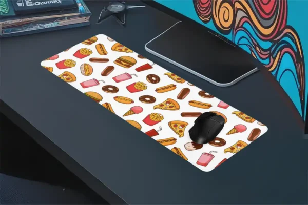 Snackland Gaming oyuncu Mousepad Kaydırmaz Kauçuk Dikişli Kenar 90×40 cm Mousepad