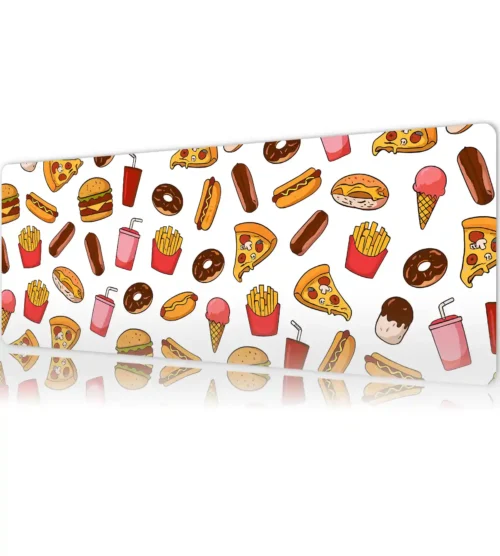 Snackland Gaming oyuncu Mousepad Kaydırmaz Kauçuk Dikişli Kenar 90×40 cm Mousepad