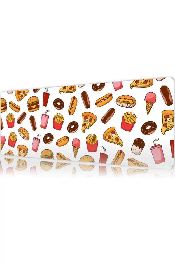 Snackland Gaming oyuncu Mousepad Kaydırmaz Kauçuk Dikişli Kenar 90×40 cm Mousepad