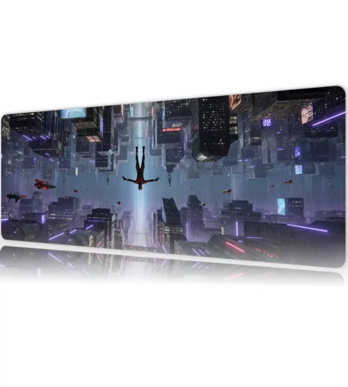 Spiderverse Gaming oyuncu Mousepad Kaydırmaz Kauçuk Dikişli Kenar 80x30 cm Mousepad