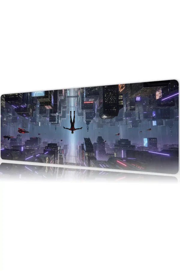 etsy77dikdortgen5 Spiderverse Gaming oyuncu Mousepad Kaydırmaz Kauçuk Dikişli Kenar 80x30 cm Mousepad