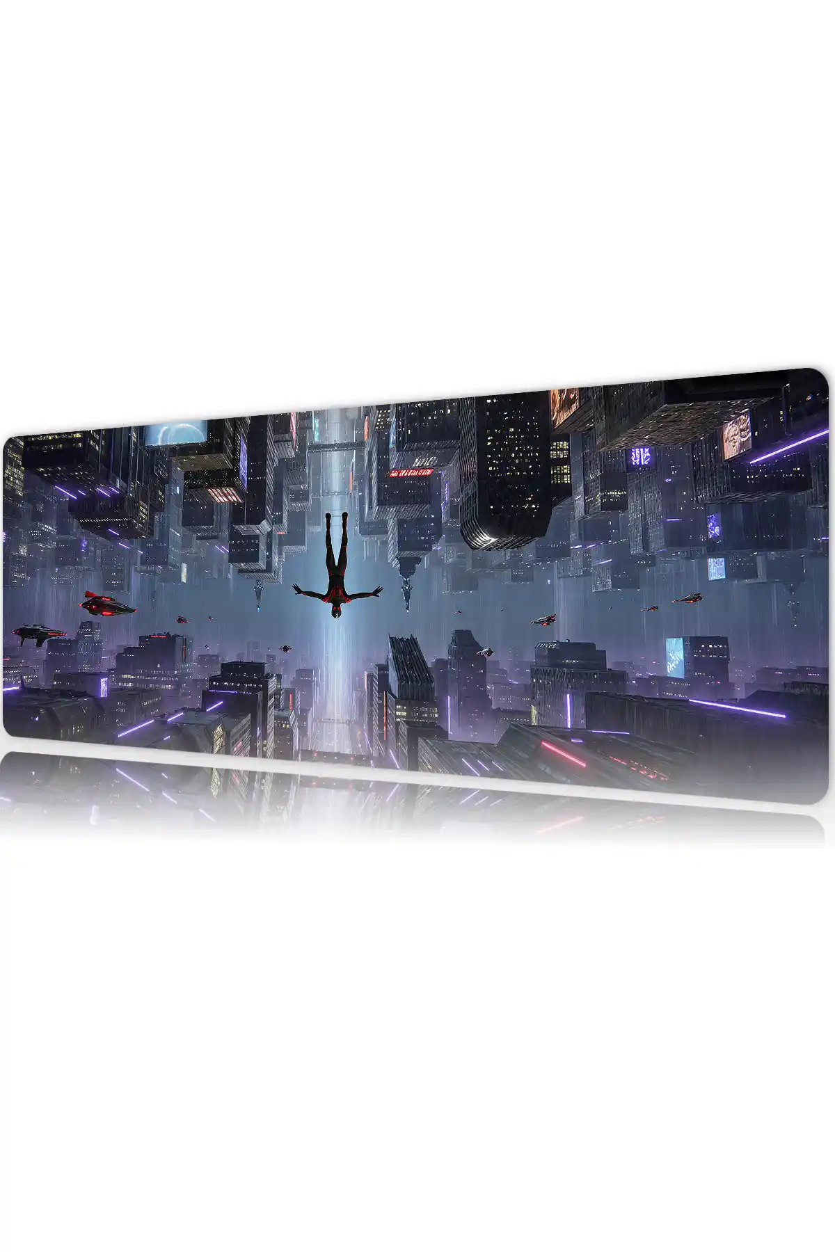 etsy77dikdortgen5 Spiderverse Gaming oyuncu Mousepad Kaydırmaz Kauçuk Dikişli Kenar 80x30 cm Mousepad