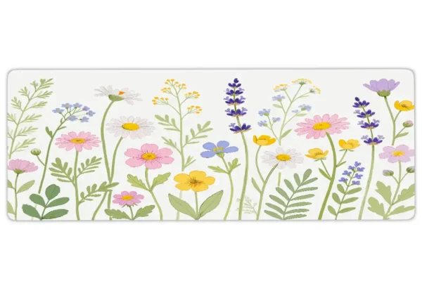 Spring Murmurs Gaming oyuncu Mousepad Kaydırmaz Kauçuk Dikişli Kenar 80x30 cm Mousepad