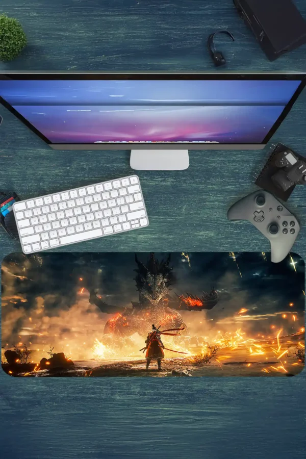 The Last Stand Gaming oyuncu Mousepad Kaydırmaz Kauçuk Dikişli Kenar 70x30 cm Mousepad