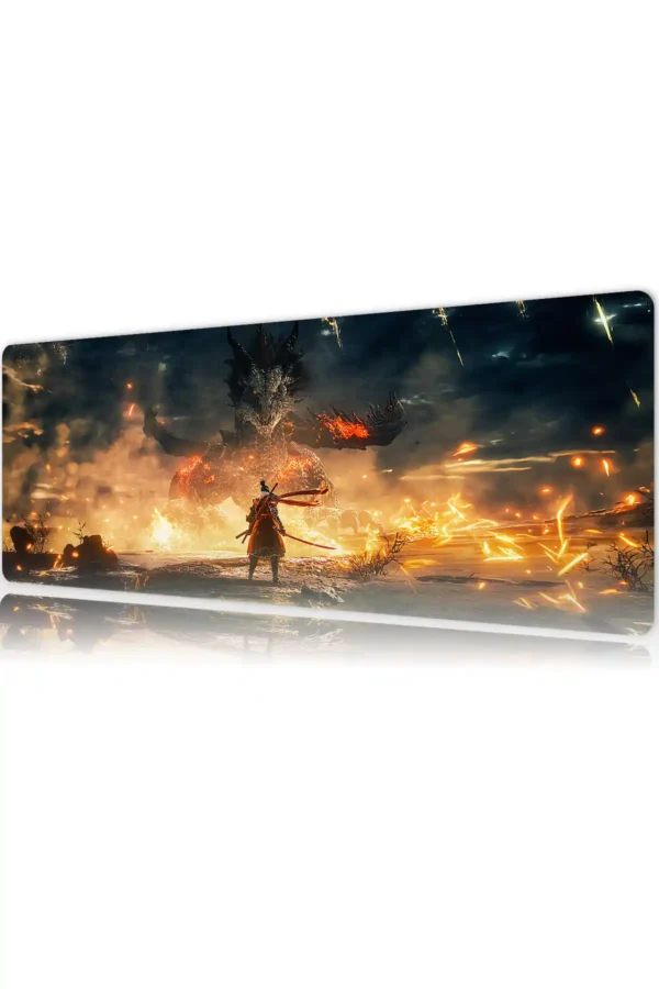The Last Stand Gaming oyuncu Mousepad Kaydırmaz Kauçuk Dikişli Kenar 70x30 cm Mousepad